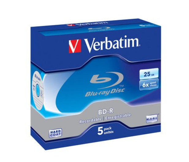 VERBATIM 25GB 6x BluRay BOX 5szt. Scratchguard Plus - 57597 - zdjęcie